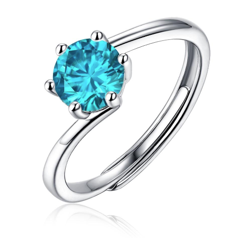 [vvjewelry] vv1103 Moissanite 925 sterling silver ring