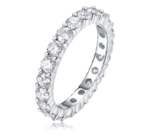 [vvjewelry] vv1126 Moissanite 925 sterling silver ring & Light and shadow beauty ring