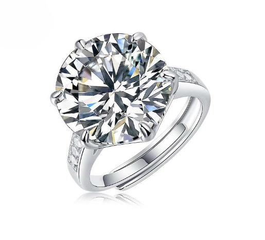 [vvjewelry] vv1134 10CT The goddess Athena  moissanite 925 Silver ring & I offer you the hymn of Athena:Glory and light