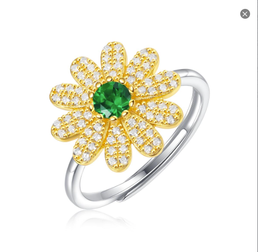 [vvjewelry] vv5001 Cultivate emerald 925 Silver jewelry set